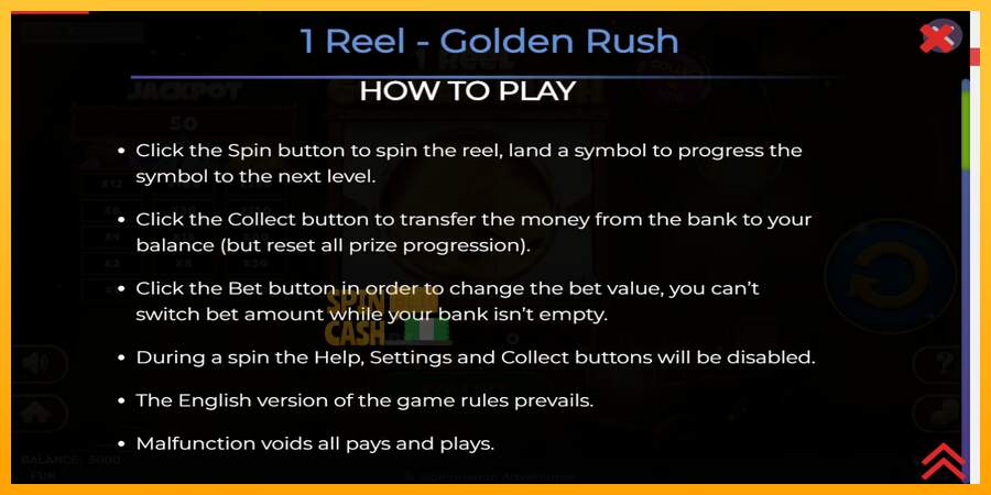 Spielautomat 1 Reel Golden Rush für echtes geld 4