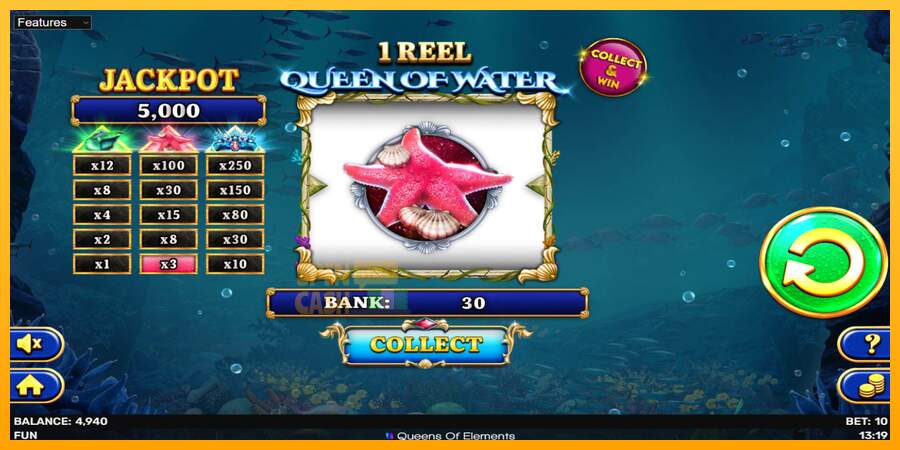 Spielautomat 1 Reel Queen of Water für echtes geld 3