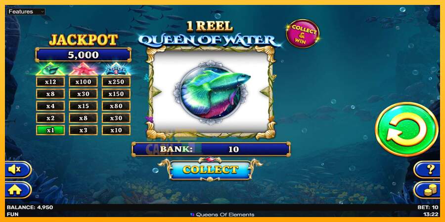 Spielautomat 1 Reel Queen of Water für echtes geld 4