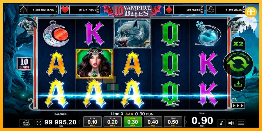 Spielautomat 10 Vampire Bites für echtes geld 3