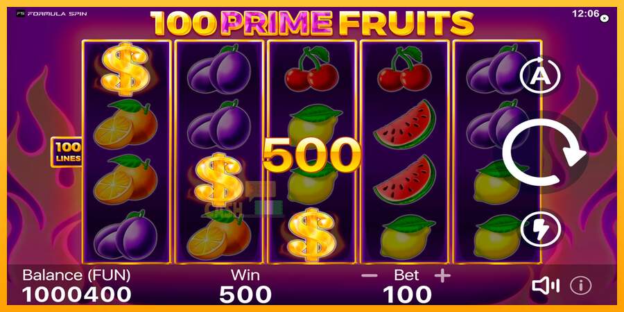 Spielautomat 100 Prime Fruits für echtes geld 2