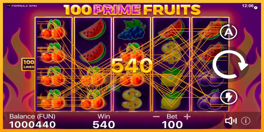 Spielautomat 100 Prime Fruits für echtes geld 3