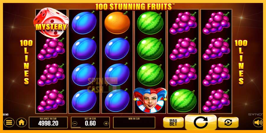 Spielautomat 100 Stunning Fruits für echtes geld 3