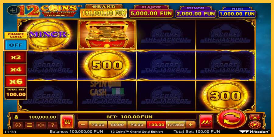 Spielautomat 12 Coins Grand Gold Edition Score The Jackpot für echtes geld 2