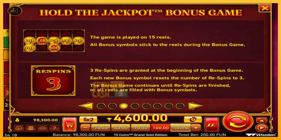 Spielautomat 15 Coins Grand Gold Edition Score The Jackpot für echtes geld 5