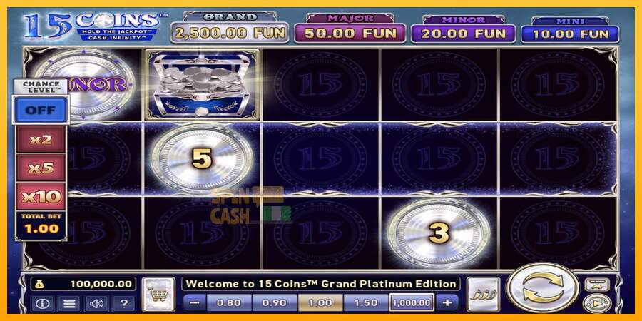 Spielautomat 15 Coins Grand Platinum Edition für echtes geld 2