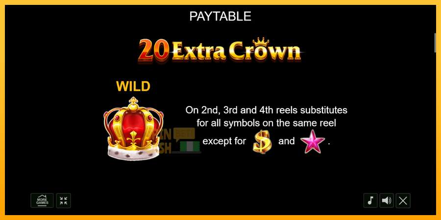 Spielautomat 20 Extra Crown für echtes geld 5