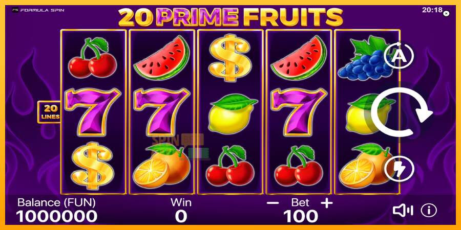 Spielautomat 20 Prime Fruits für echtes geld 1