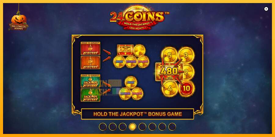 Spielautomat 24 Coins Halloween Jackpots für echtes geld 1