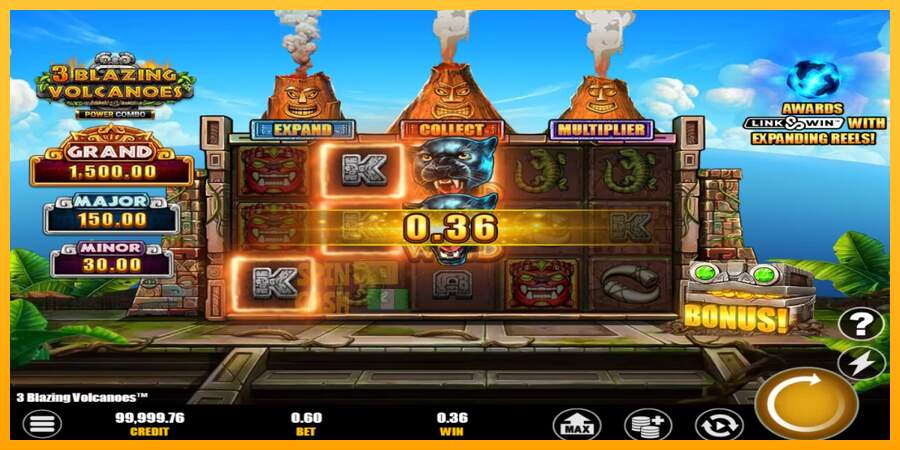 Spielautomat 3 Blazing Volcanoes Power Combo für echtes geld 2