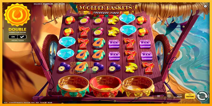 Spielautomat 3 Golden Baskets: Treasure Tides für echtes geld 1