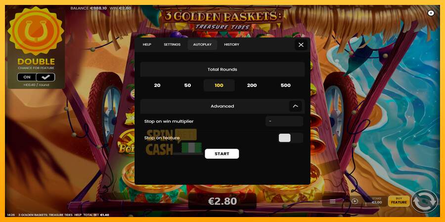 Spielautomat 3 Golden Baskets: Treasure Tides für echtes geld 6