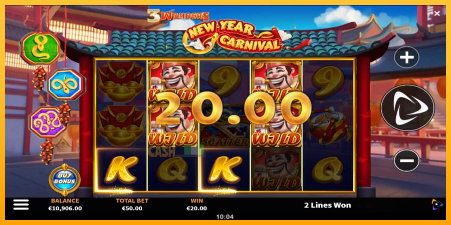 Spielautomat 3 Wonders New Year Carnival für echtes geld 4