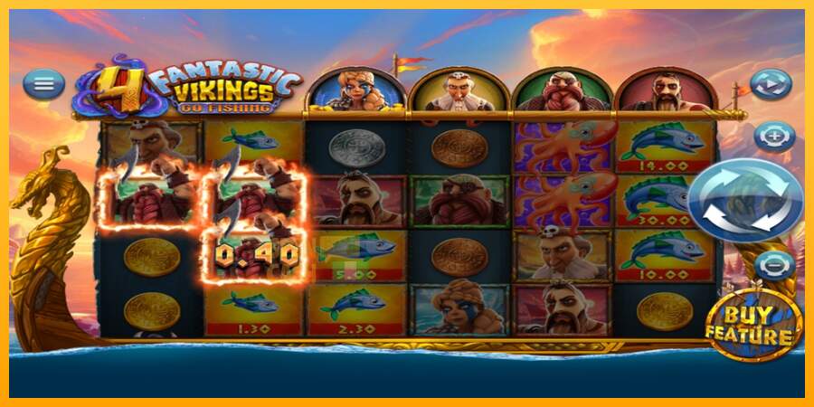 Spielautomat 4 Fantastic Vikings Go Fishing für echtes geld 3