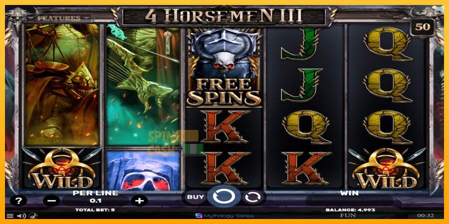 Spielautomat 4 Horsemen III für echtes geld 2