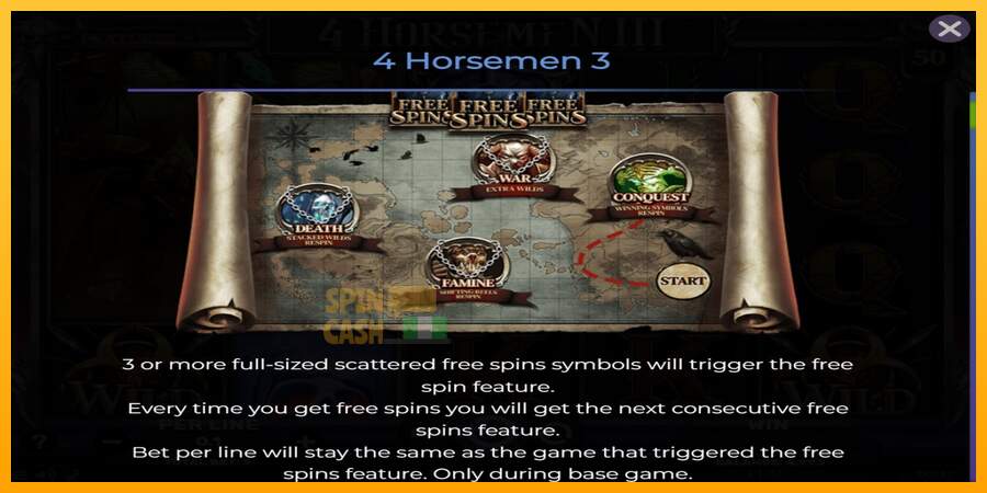 Spielautomat 4 Horsemen III für echtes geld 4