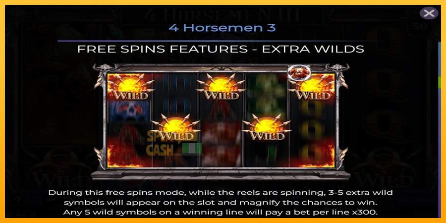 Spielautomat 4 Horsemen III für echtes geld 5