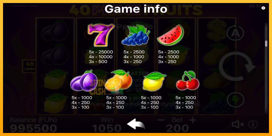 Spielautomat 40 Prime Fruits für echtes geld 6