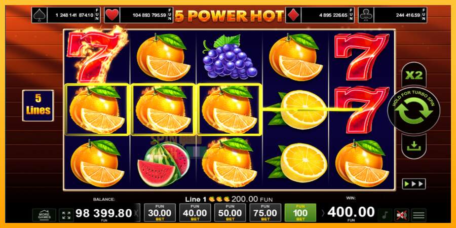 Spielautomat 5 Power Hot für echtes geld 1