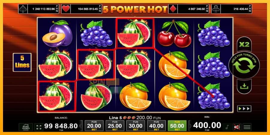 Spielautomat 5 Power Hot für echtes geld 4