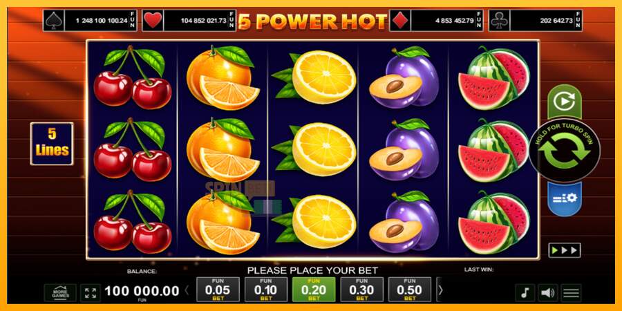 Spielautomat 5 Power Hot für echtes geld 6