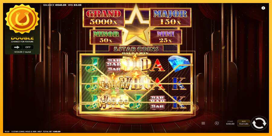 Spielautomat 5 Star Coins: Hold & Win für echtes geld 3