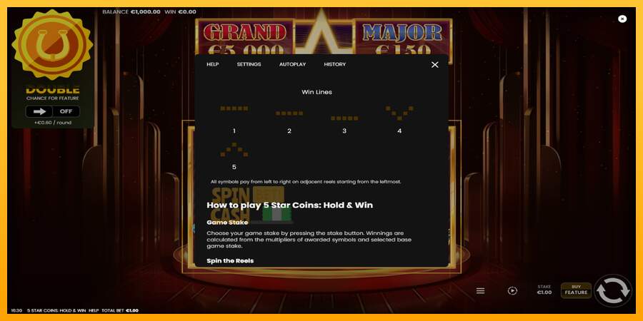 Spielautomat 5 Star Coins: Hold & Win für echtes geld 7