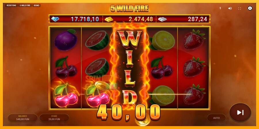 Spielautomat 5 Wild Fire für echtes geld 3