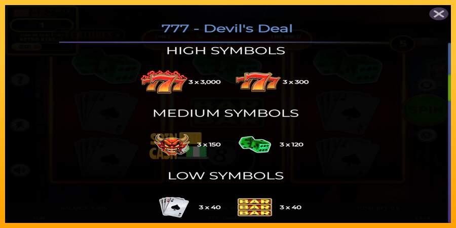 Spielautomat 777 Devils Deal für echtes geld 5