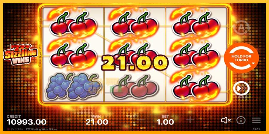 Spielautomat 777 Sizzling Wins: 5 Lines für echtes geld 3