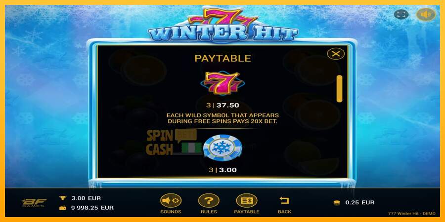 Spielautomat 777 Winter Hit für echtes geld 3