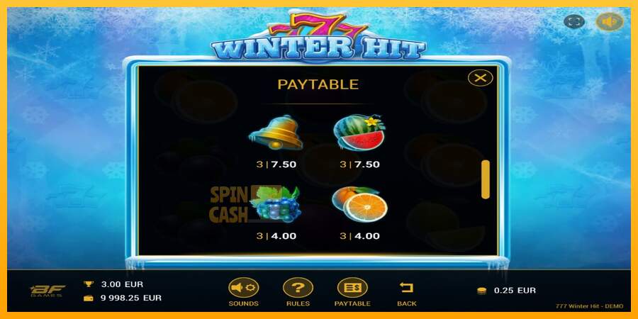 Spielautomat 777 Winter Hit für echtes geld 4