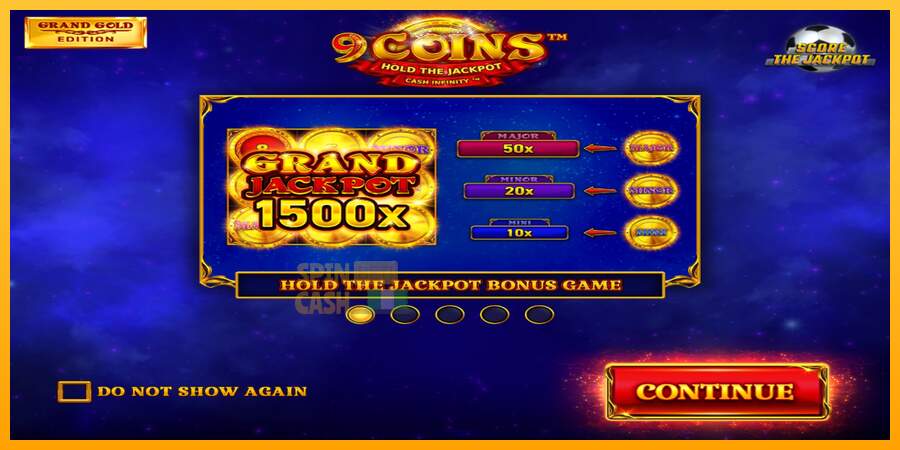 Spielautomat 9 Coins Grand Gold Edition Score The Jackpot für echtes geld 1