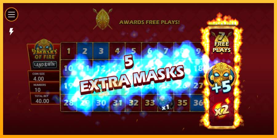 Spielautomat 9 Masks of Fire Land & Win für echtes geld 3