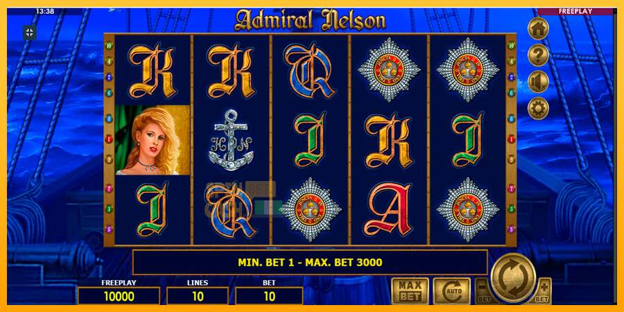 Spielautomat Admiral Nelson für echtes geld 1