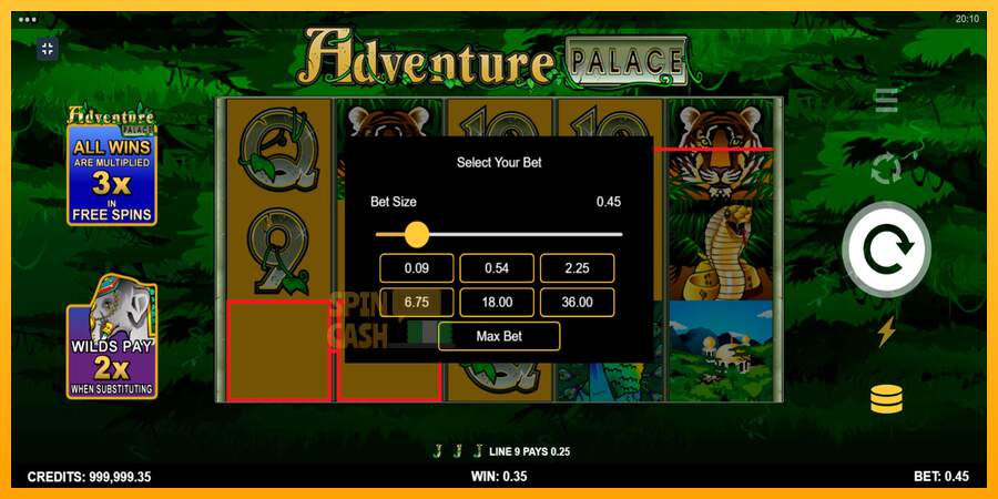 Spielautomat Adventure Palace für echtes geld 10