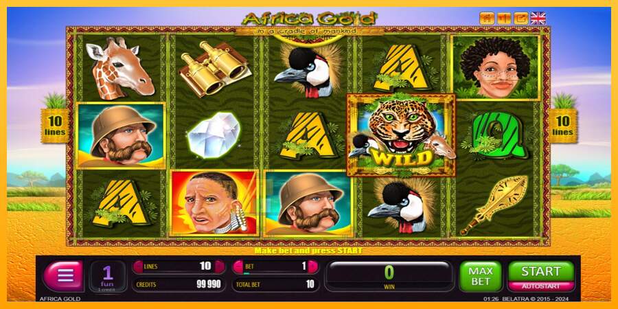 Spielautomat Africa Gold für echtes geld 1