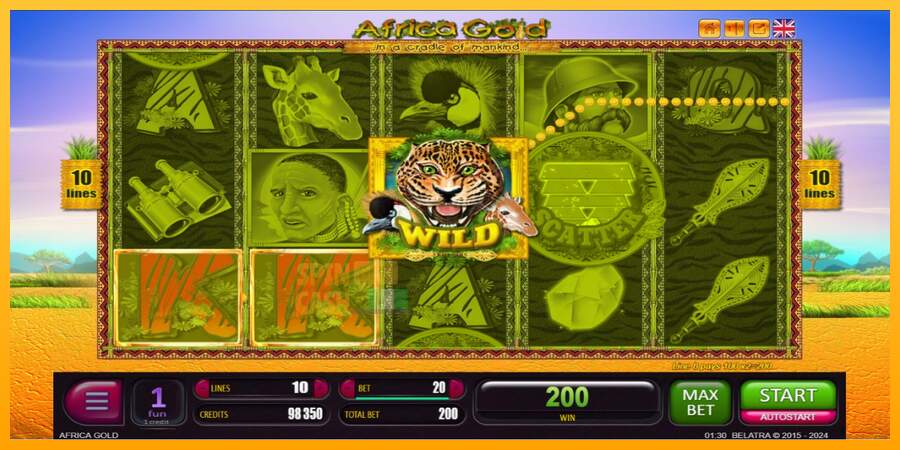 Spielautomat Africa Gold für echtes geld 3