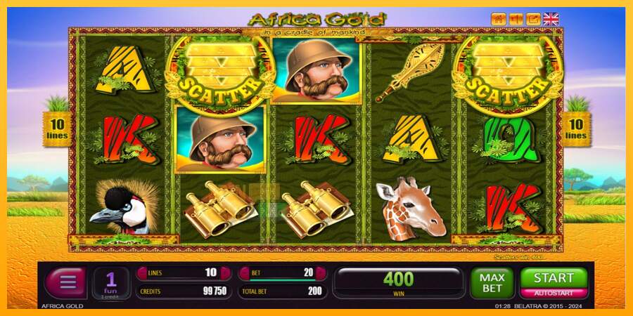 Spielautomat Africa Gold für echtes geld 4