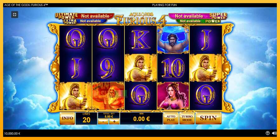 Spielautomat Age of the Gods Furious Four für echtes geld 2