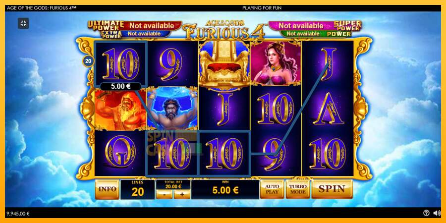 Spielautomat Age of the Gods Furious Four für echtes geld 3