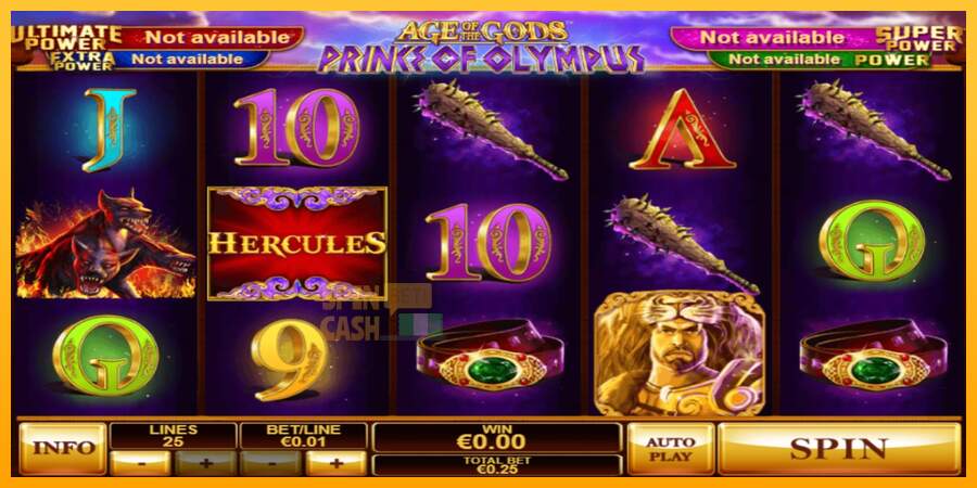 Spielautomat Age of the Gods Prince of Olympus für echtes geld 1