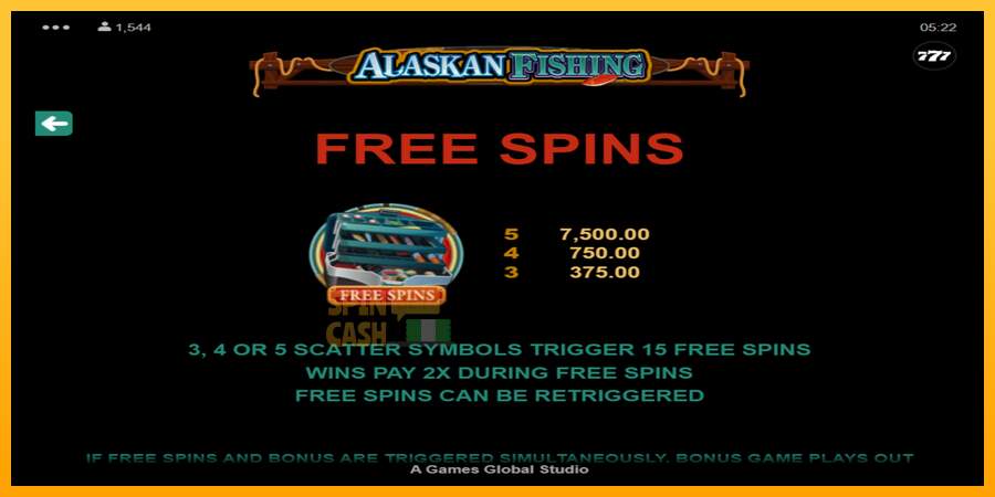 Spielautomat Alaskan Fishing für echtes geld 6