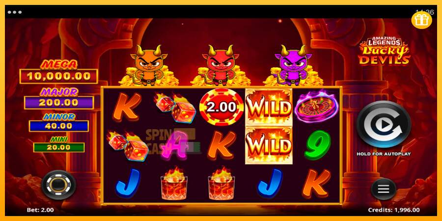 Spielautomat Amazing Legends Lucky Devils für echtes geld 2