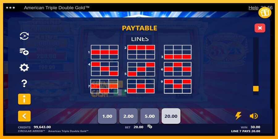 Spielautomat American Triple Double Gold für echtes geld 7