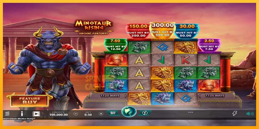 Spielautomat Ancient Fortunes Minotaur Rising für echtes geld 1