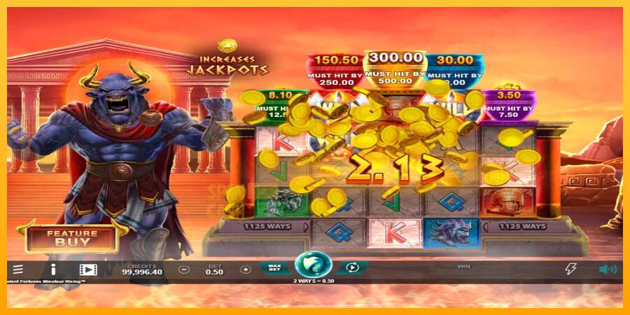 Spielautomat Ancient Fortunes Minotaur Rising für echtes geld 3