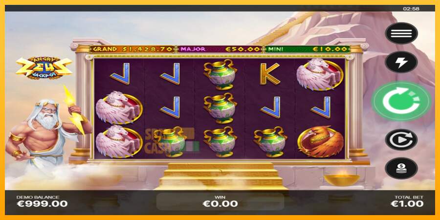 Spielautomat Angry Zeus Jackpot für echtes geld 2