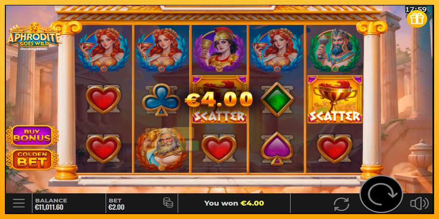 Spielautomat Aphrodite Goes Wild RushingWilds für echtes geld 3