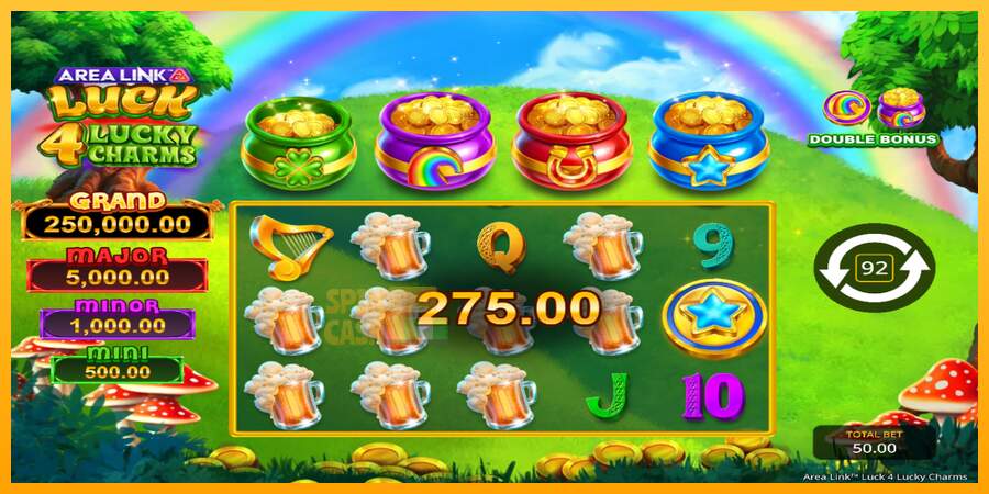 Spielautomat Area Link Luck 4 Lucky Charms für echtes geld 5